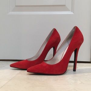 Jeffery Campbell red pumps